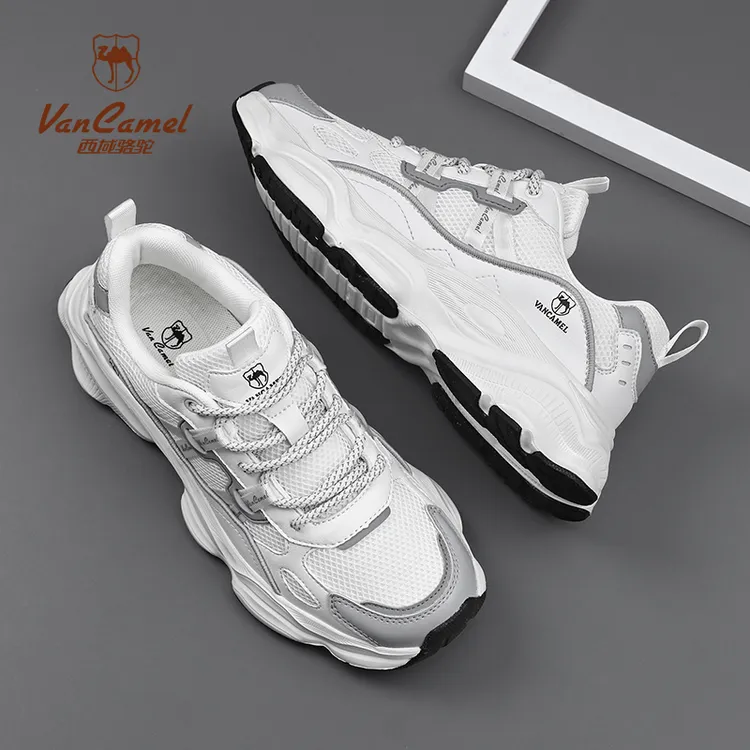 VANCAMEL/西域骆驼新款情侣运动百搭四季防滑透气时尚运动鞋