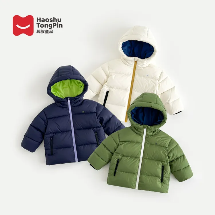 90白鸭絨|杜邦三防郝叔童品冬季新款羽絨服2025男童漢服kkBY5412