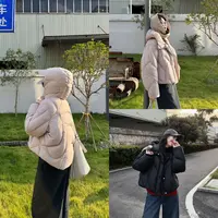 【小欧包】冬季时尚气质百搭小众设计舒适保暖羽绒服-J25423301