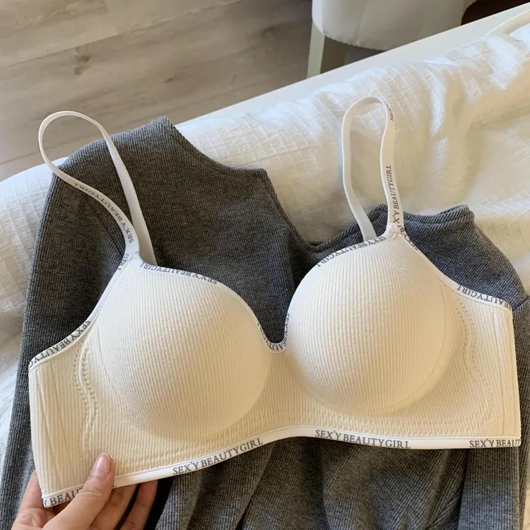 外扩显腰细平胸aa杯专用显大内衣小胸聚拢防下垂文胸罩