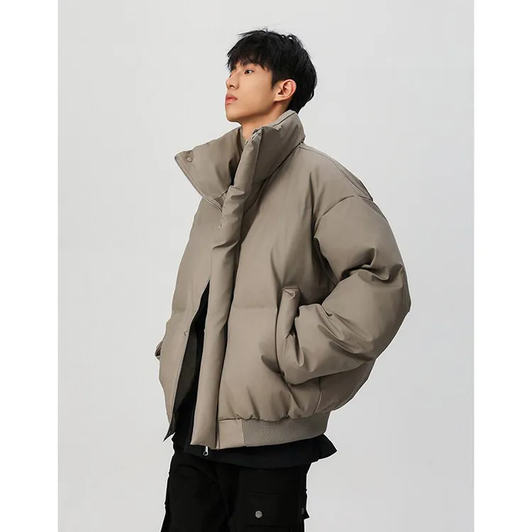 美式冬款加厚保暖高街棉服cleanfit短款棉袄皮棉衣休闲宽松外套男