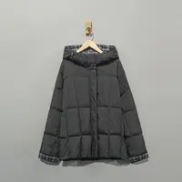 【且听风吟】0516787新国标90白鸭绒连帽内里格子百搭保暖羽绒服