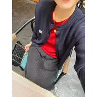 【钉珠排扣】CHUN家针织百搭宽松羊毛外套