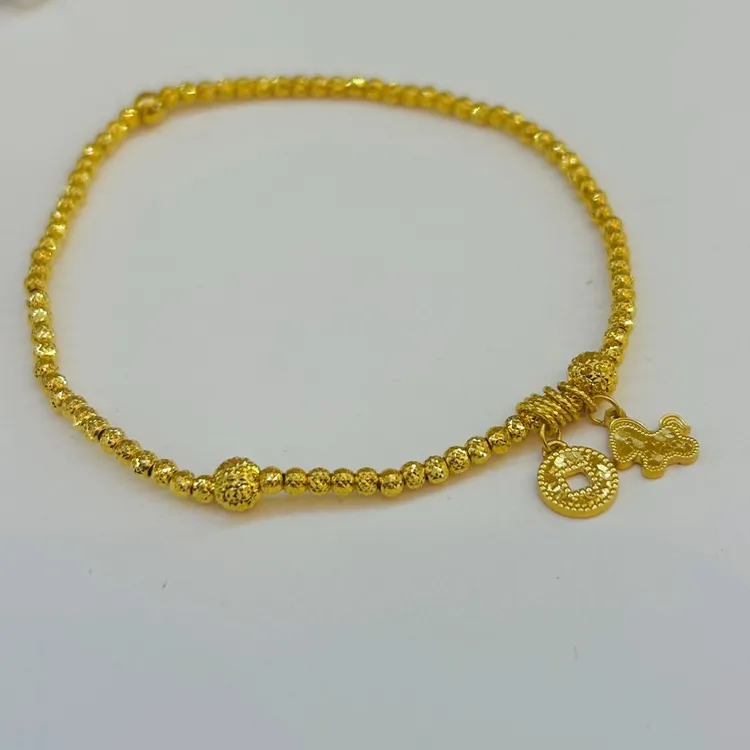 SUNFEEL/赛菲尔【一店】足金999木马钱币手链黄金精美礼物推荐