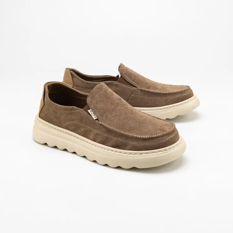 男单鞋 爆款时尚休闲鞋 斜纹布面料橡塑大底休闲百搭753326软底