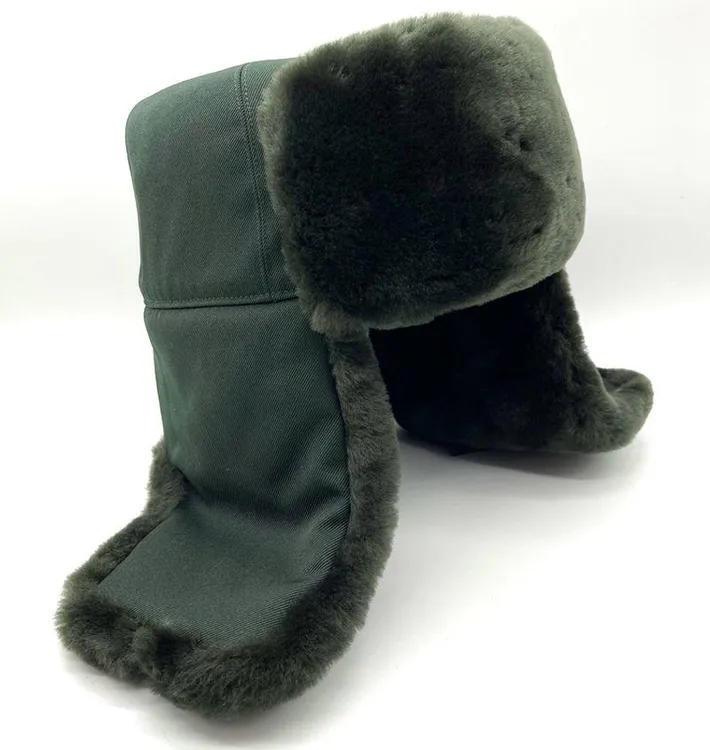  正品老货经典寒区【深绿皮棉帽】冬季保暖纯老货淘汰物资护耳防风