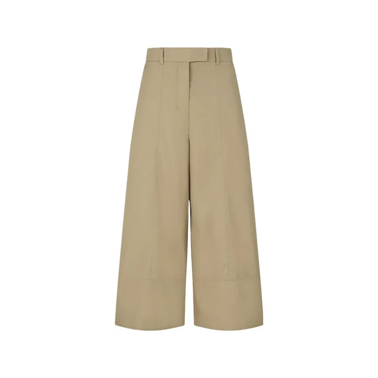 未使用 MaxMara 麦丝玛拉 女士高腰阔腿裤九分裤 ALBERT