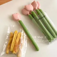 食品级零食封口夹子可爱食品袋密封夹薯条封口夹冰箱贴磁贴封口夹