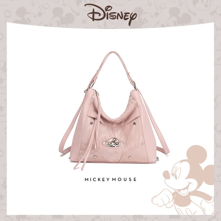 Disney/迪士尼米奇百搭女士小众潮流托特双肩包时尚大容量包包