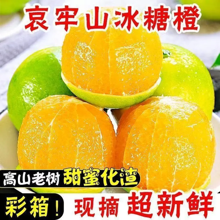 云南哀牢山冰糖橙皮薄肉厚鲜甜多汁褚橙之乡新鲜应季水果产地包邮