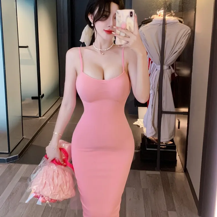 温柔家居包臀裙性感纯欲连衣裙1963