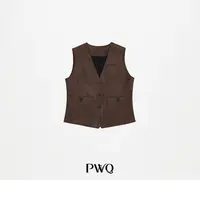 【随性】马甲V领无袖店单排扣外套BW-259232-QJ