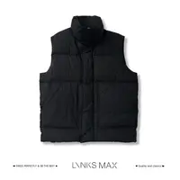 Links max 【可可专属】极简设计感大口袋立领羽绒马甲01726