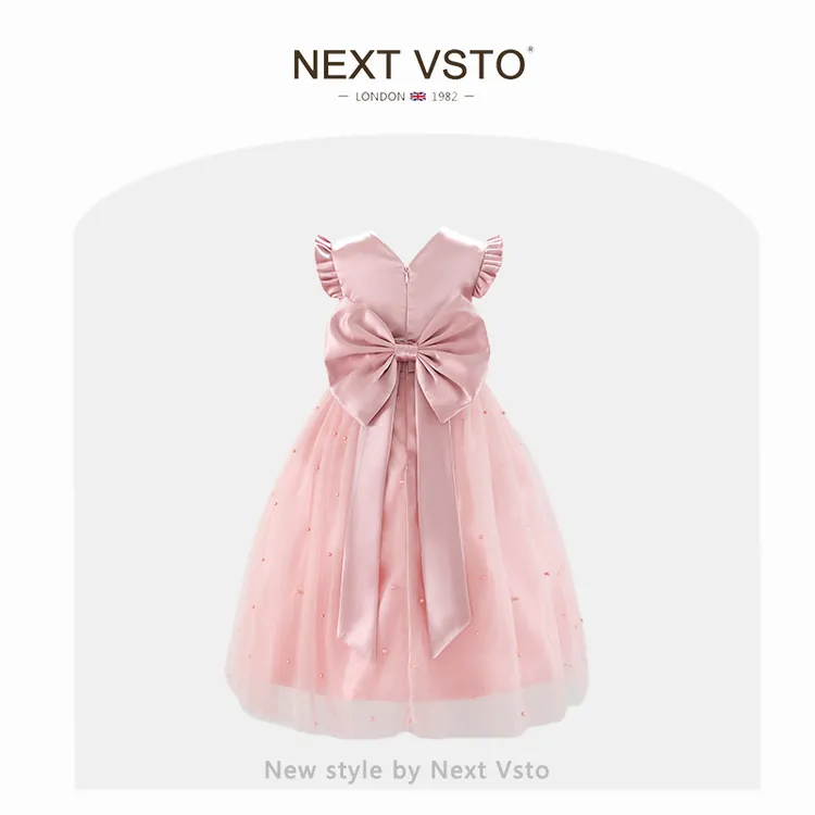 英国NEXT VSTO女童礼服连衣裙夏季高端小女孩钢琴演奏演出公主裙