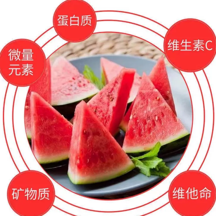 精品麒麟美都西瓜绿色西瓜无籽冰糖麒麟无籽西瓜麒麟西瓜脆甜次日