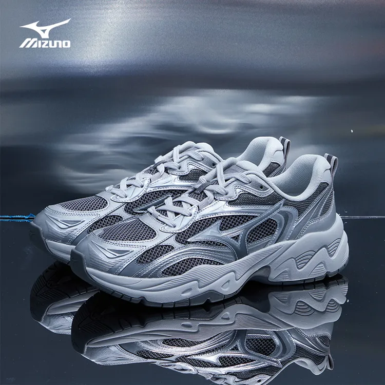 Mizuno/美津浓做旧复古厚底运动老爹鞋脏脏鞋01色TRAINER 2K V2