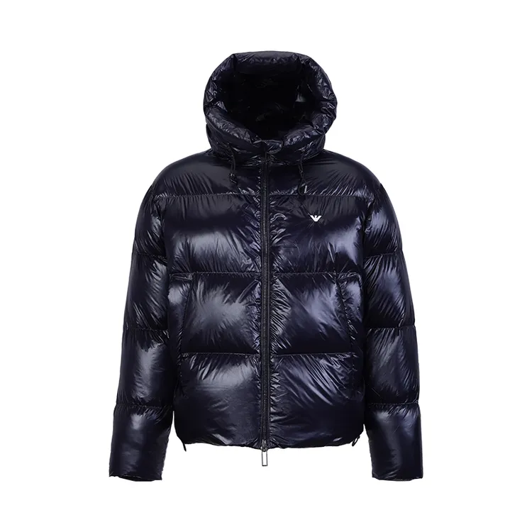 未使用 EMPORIO ARMANI/安普里奥·阿玛尼 极简风羽绒服连帽12505