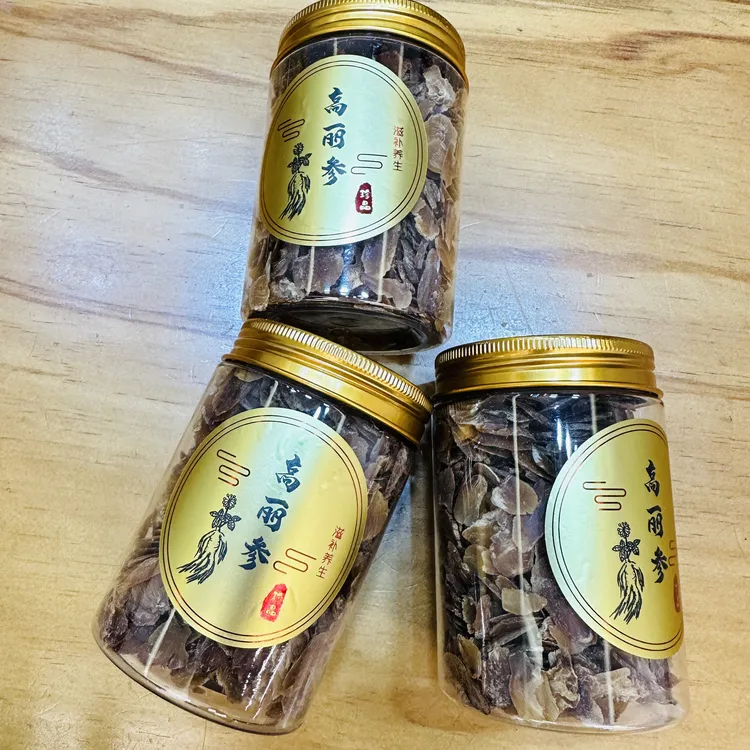 足龄高丽参头尾片炖汤泡水泡蜂蜜