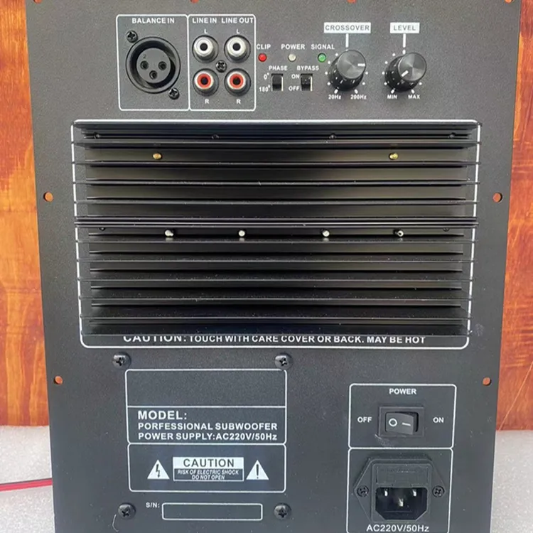 大功率超重低音功放板220v家用低音炮功放板12寸15寸低音炮功放板