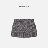【费城小香】文文私服 时尚气质百搭洋气小众设计感短裤WWD5DK2876