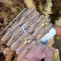 轻舞丶(主钻进口)珠宝级丶霸榜某书评测丶手工穿戴甲