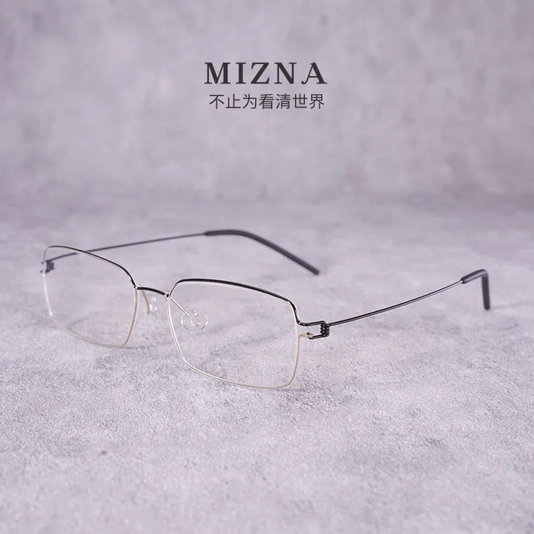 许我耀眼！伟霆同款4.8g商务款眼镜无螺丝超轻纯钛眼镜免费配近视