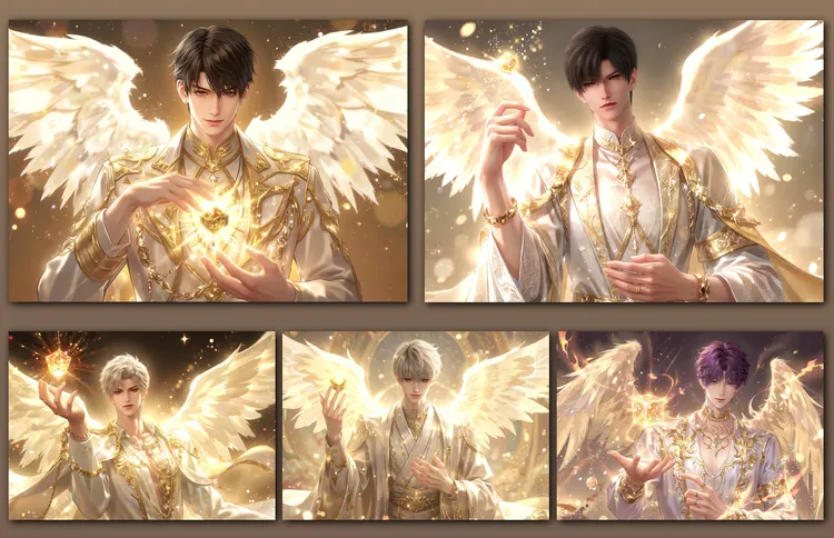 《恋与深空》灯光画框23*37cm