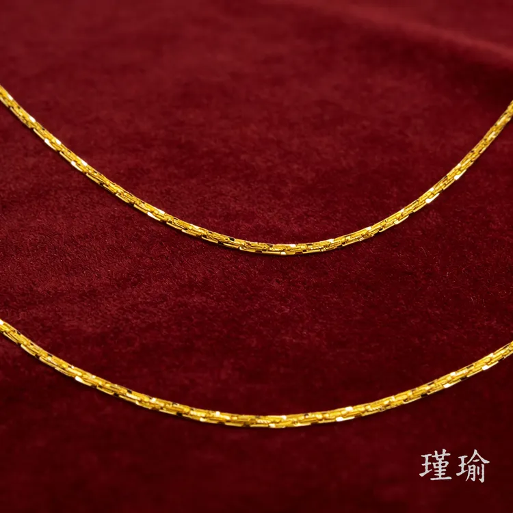 K04250黄色四尺寸麻花车花项链多样性发货19697