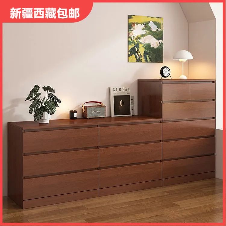 新疆包邮斗柜客厅茶水柜五斗柜走廊落地靠墙橱柜房间置物架卧室多