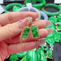 翡翠颈饰银S925镶嵌翡翠