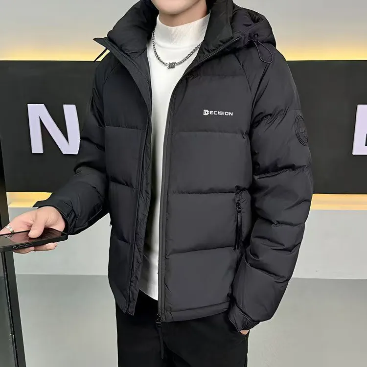 【极寒系列】连帽棉袄保暖极简风外套男女同款运动百搭休闲加厚棉衣