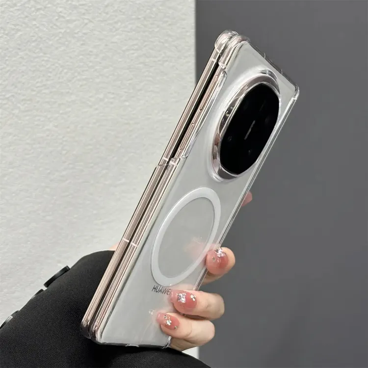 透明双边保护磁吸中轴保护适用华为matex6手机壳x5典藏版三星新款