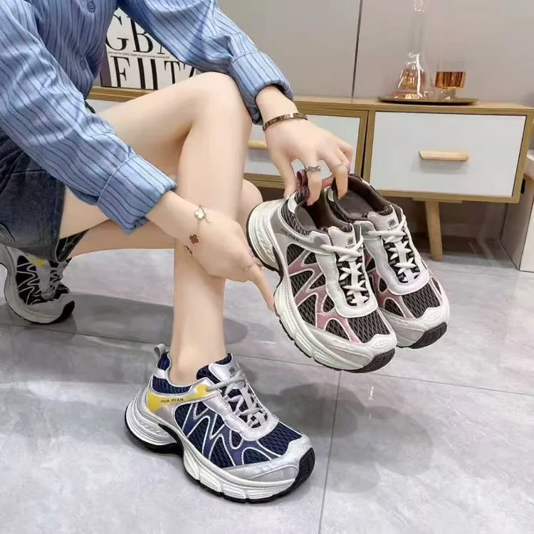 秋冬新品洋气百搭增高老爹鞋单鞋MY-5216