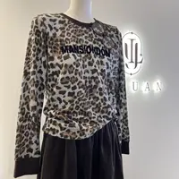 李园家1号店-625-洋气百搭长袖豹纹T恤