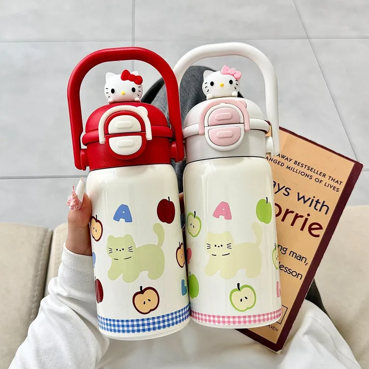 hellokitty保温杯便携女2025新款316可爱学生便