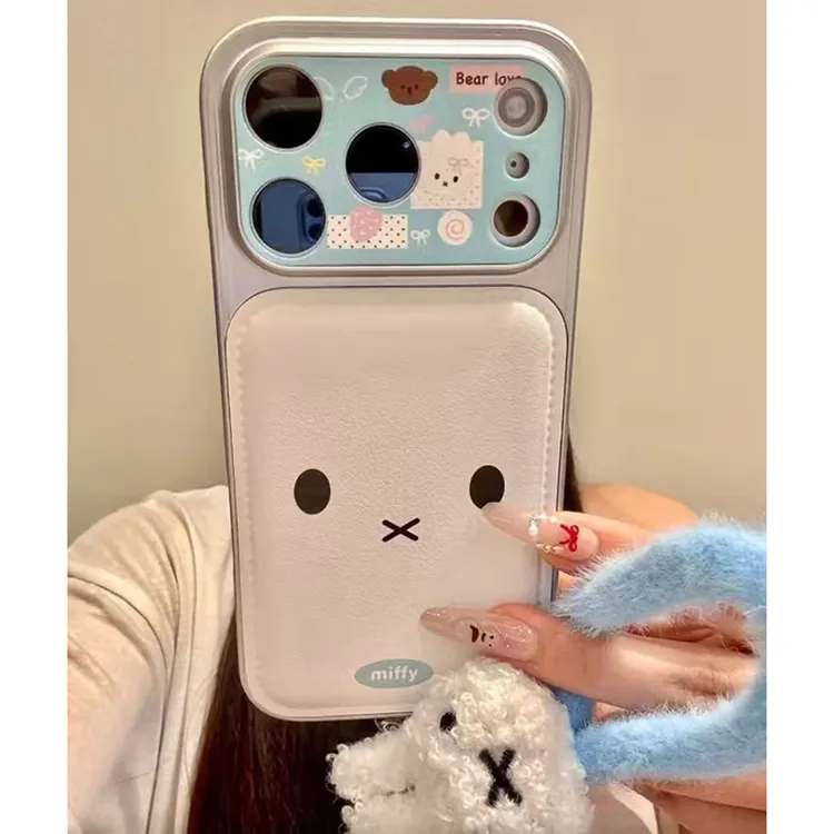 米菲秒变17全包大视窗适用于苹果16Pro/15PROMAX/1413/卡通手机