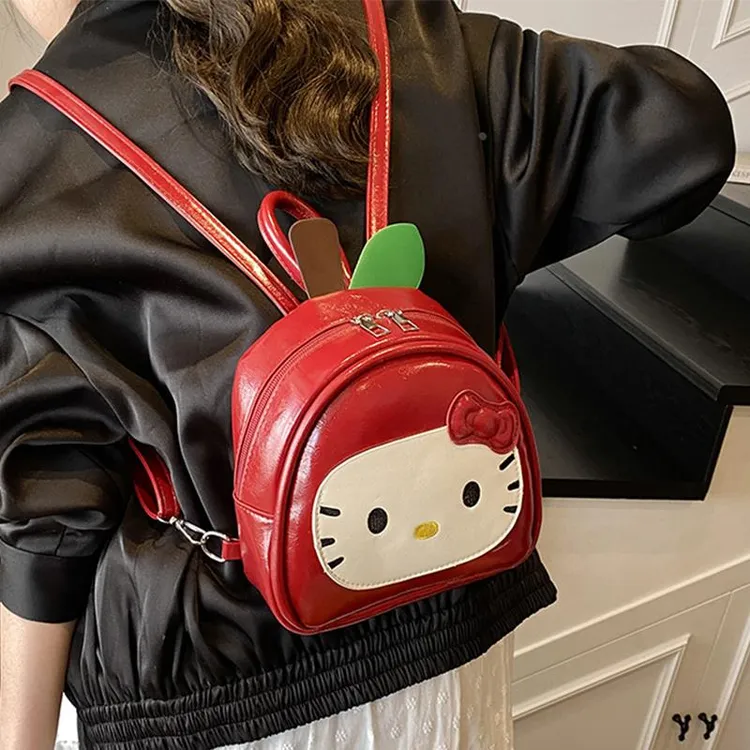 双肩包女时尚小众设计韩版可爱卡通少女休闲街头潮流轻便旅游背包
