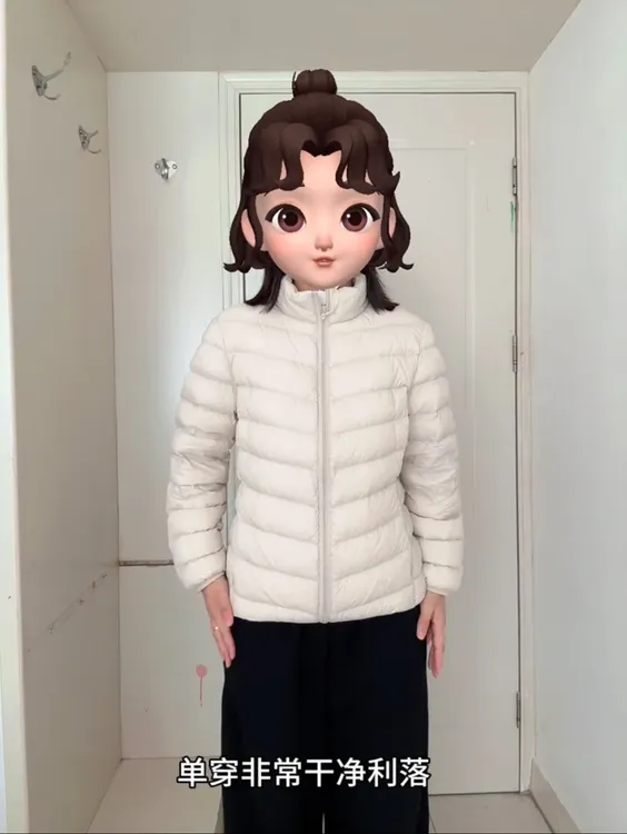 90白鸭绒简约时尚保暖内胆女士羽绒服轻薄立领秋冬修身短款外套潮