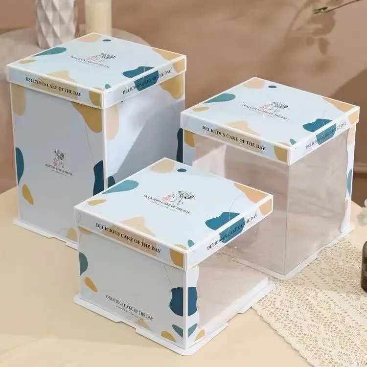 爱丽丝半透明蛋糕盒 6寸8寸10寸蛋糕盒