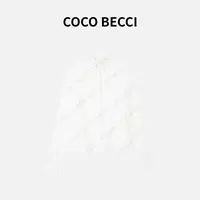 COCO BECCI【梦幻芭蕾】法式复古风蕾丝上衣YT24JA31J027