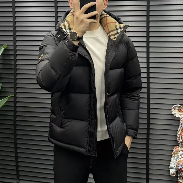 HS冬季新款HH9699男士欧货简约大气休闲百搭加绒加厚羽绒服