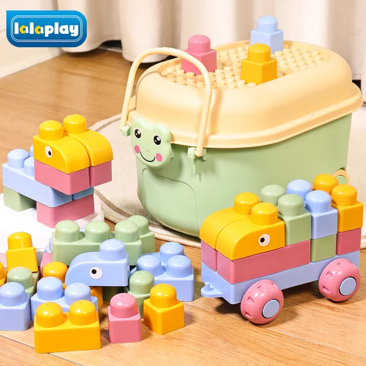 软积木婴儿可啃咬软胶水煮6个月以上宝宝牙胶大颗粒抓握训练早教