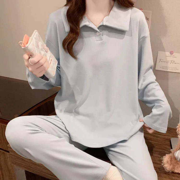 德绒睡衣套装女秋冬款加厚磨毛长袖保暖高级感家居服套装可外穿