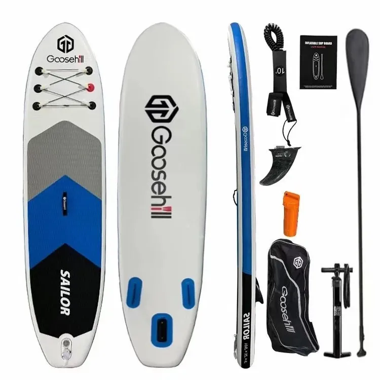 冲浪板台钓路亚桨板加厚加宽单双人亲子旅行桨板