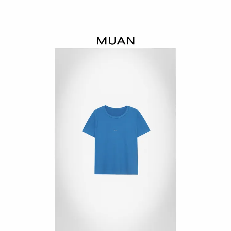 木岸MUAN：《生命力T》定制短袖简约高级百搭打底上衣女X-YJ-25050