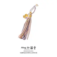 【铭舍 俏皮熊钥匙扣】琥珀蜜蜡焦皮料小熊雕刻钥匙扣包挂侧挂-8.16