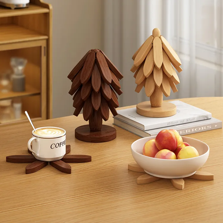 防烫垫家用耐高温桌垫锅垫实木隔热垫餐垫杯垫砂锅垫高级感