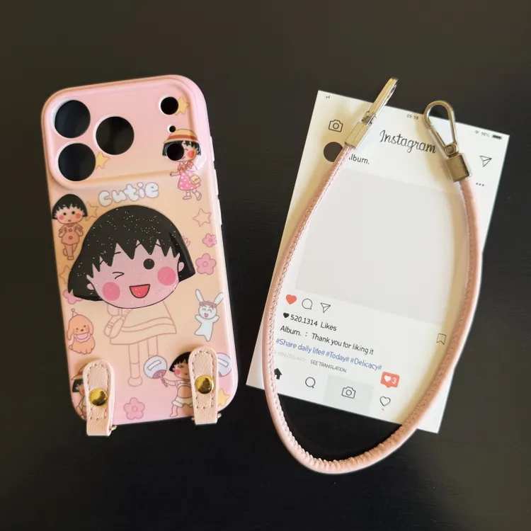 樱桃小丸子菲林软壳适用苹果17promax手机壳16华为vivo小米15oppo