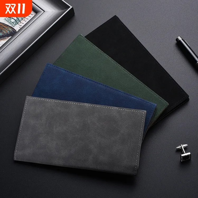 男士钱包长款超薄青年休闲皮夹卡包新款潮学生一体复古钱夹证件