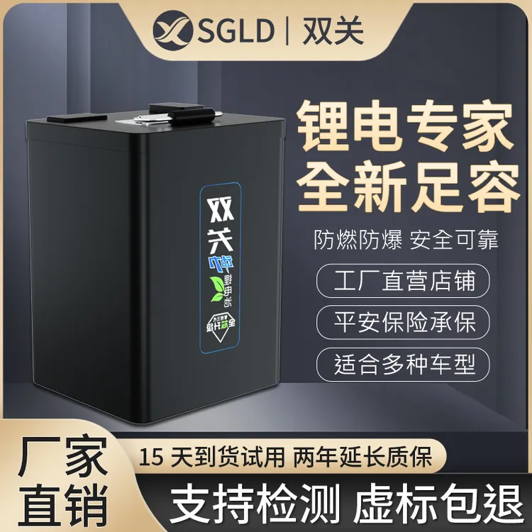 正品锂电池双关60V磷酸铁锂48V72V外卖电瓶车专用电池三元锂正品全新锂电池